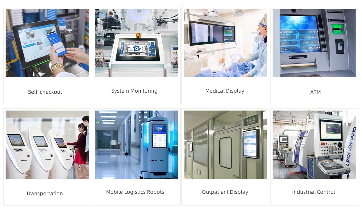 Сенсорные экраны с закрытой рамкой, ПК 7-27 дюймов (серия 3A)
