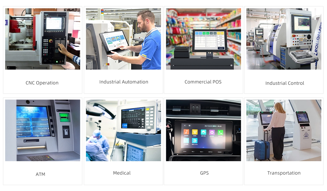 Резистивный сенсорный экран от 7 до 22 дюймов (5 проводов)