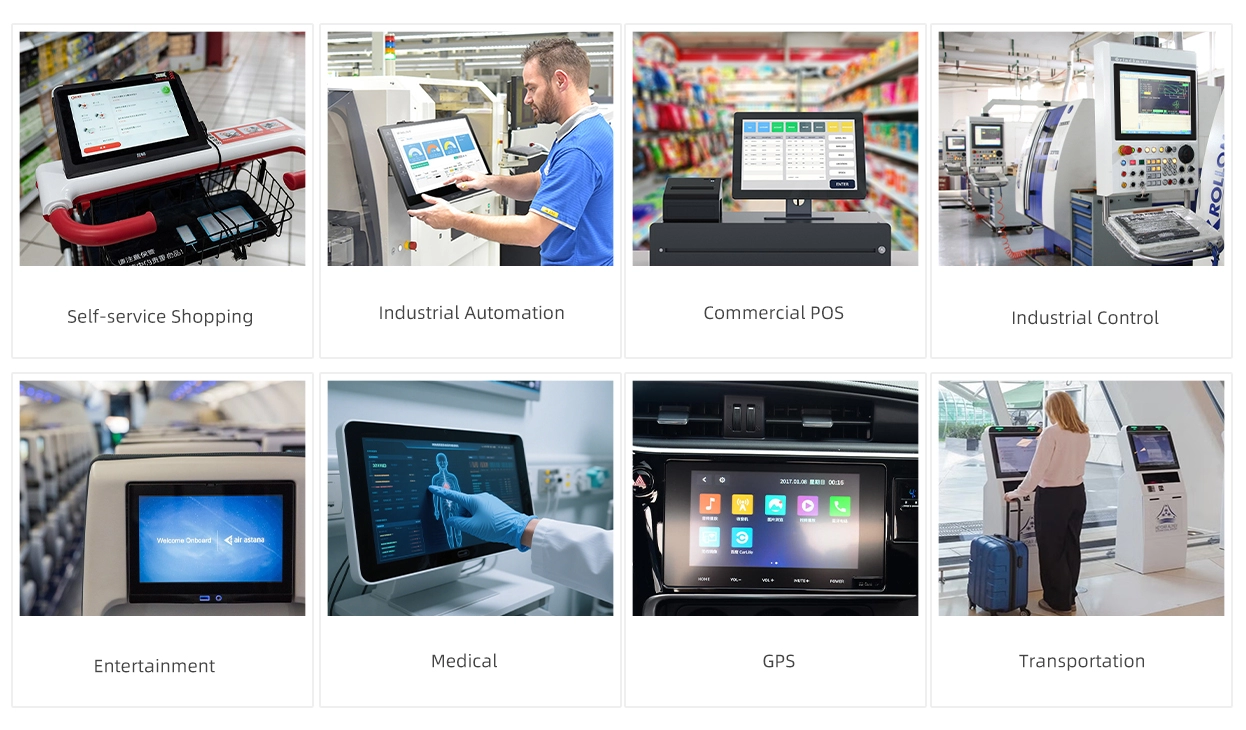 Емкостный сенсорный экран от 3,5 до 13,3 дюймов
