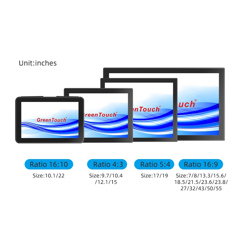 Сенсорные ПК с открытой рамкой, диагональ экрана 9,7-55 дюймов (серия 2C)