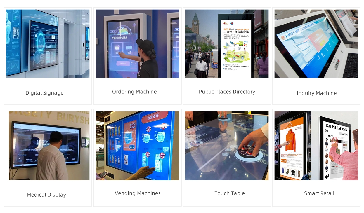 Емкостный сенсорный экран от 23,6 до 65 дюймов