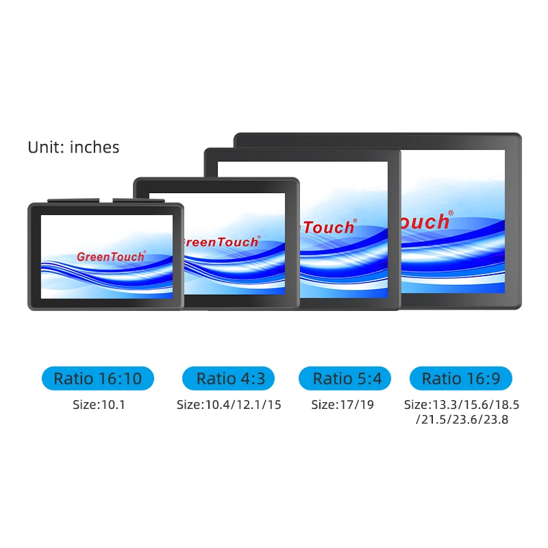 Сенсорные панельные ПК с диагональю экрана 10,1-23,8 дюймов (серия 3D)