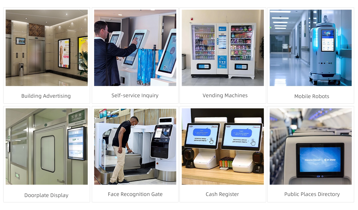 Цифровые экраны малого размера 7-27 дюймов (серия 3A)